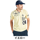 ベストスポーツ Munsingwear（マンシングウェア）製品。Munsingwear SEASON サンスクリーングラフィックプリント半袖ポロシャツ 25SS MG5SHS25M