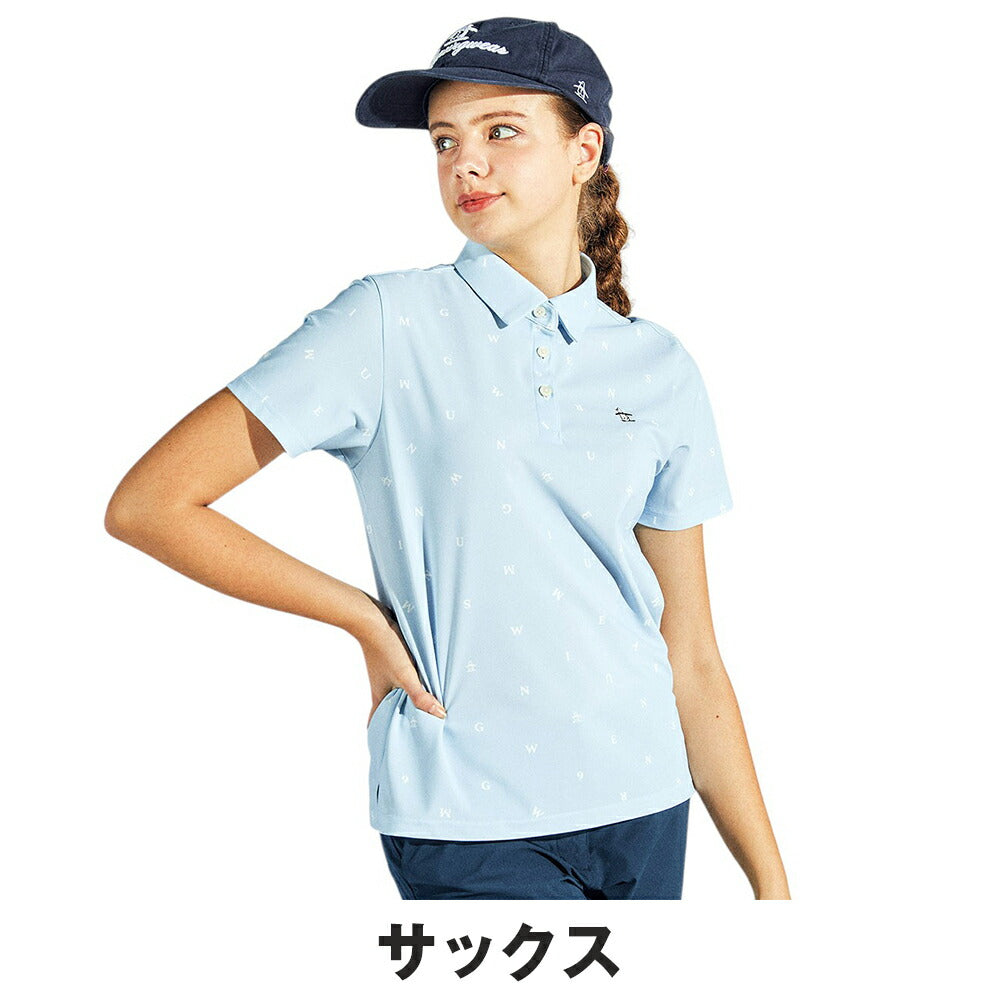 Munsingwear SEASON COLLECTION SUNSCREEN 飛び柄プリント半袖