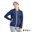 ベストスポーツ Munsingwear（マンシングウェア）製品。Munsingwear SUNSCREEN 前開き飛び刺繍パーカー 25SS MG5SSW22L