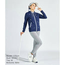 ベストスポーツ Munsingwear（マンシングウェア）製品。Munsingwear SUNSCREEN 前開き飛び刺繍パーカー 25SS MG5SSW22L