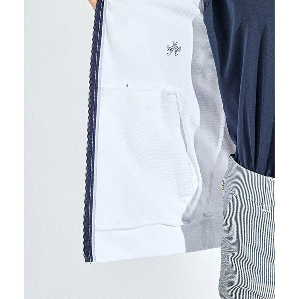 Munsingwear SUNSCREEN 前開き飛び刺繍パーカー 25SS MG5SSW22L