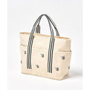 ベストスポーツ Munsingwear（マンシングウェア）製品。Munsingwear グリーンキーパーペンギンデザイン刺繍飛び柄トートバッグ 25SS MG5STT04L