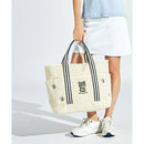 ベストスポーツ Munsingwear（マンシングウェア）製品。Munsingwear グリーンキーパーペンギンデザイン刺繍飛び柄トートバッグ 25SS MG5STT04L