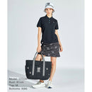 ベストスポーツ Munsingwear（マンシングウェア）製品。Munsingwear グリーンキーパーペンギンデザイン刺繍飛び柄トートバッグ 25SS MG5STT04L