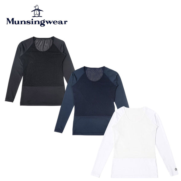 ゴルフ用品 2025年春夏 Munsingwear（マンシングウェア）製品。Munsingwear Uネックインナーシャツ 25SS MG5SUD22L