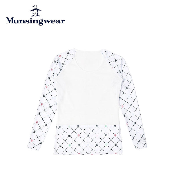 ゴルフ用品 2025年春夏 Munsingwear（マンシングウェア）製品。Munsingwear 飛びプリントインナーシャツ 25SS MG5SUD23L