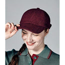 ベストスポーツ Munsingwear（マンシングウェア）製品。Munsingwear シュシュ付き ウールキャップ 23FW MGCWJC01W