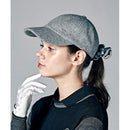 ベストスポーツ Munsingwear（マンシングウェア）製品。Munsingwear シュシュ付き ウールキャップ 23FW MGCWJC01W