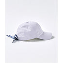 ベストスポーツ Munsingwear（マンシングウェア）製品。Munsingwear イオニア リボン付きモノグラムデザインキャップ 24SS MGCXJC01W