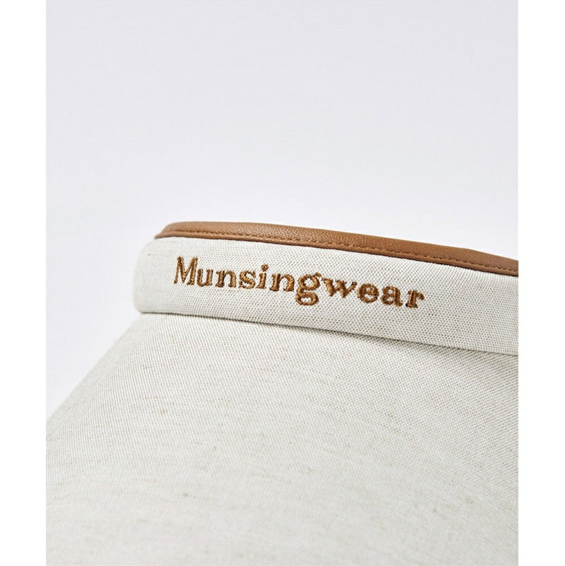 ベストスポーツ Munsingwear（マンシングウェア）製品。Munsingwear クリップバイザー 24SS MGCXJC51W