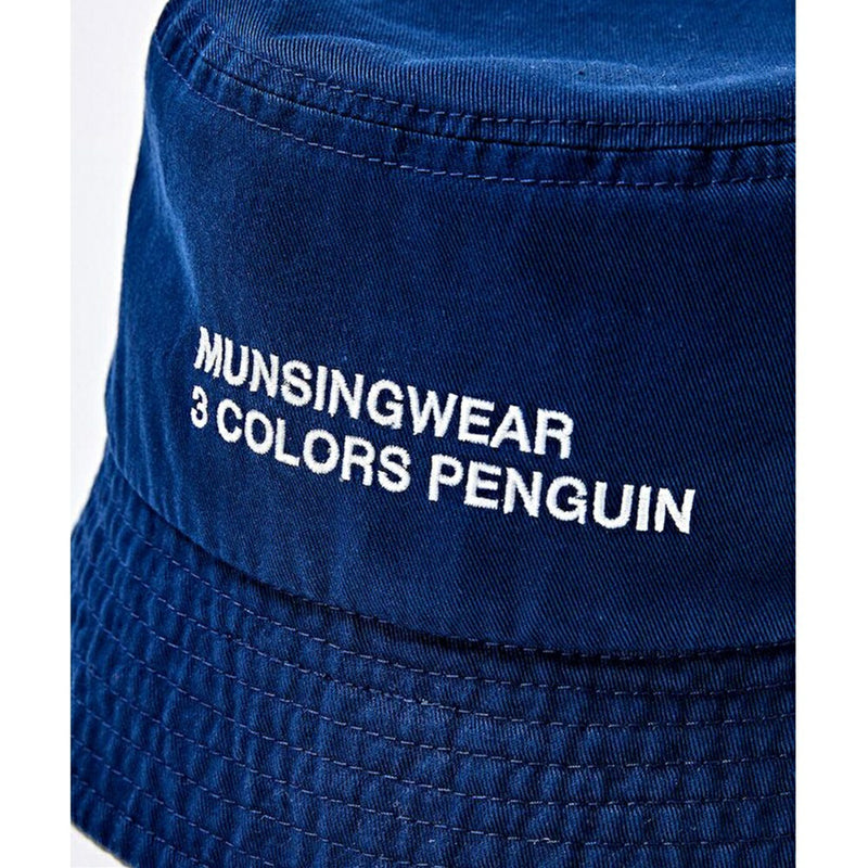 ベストスポーツ Munsingwear（マンシングウェア）製品。Munsingwear ENVOY 3Colors Penguin logo ストーンウォッシュ バケットハット 23FW MEAWJC71