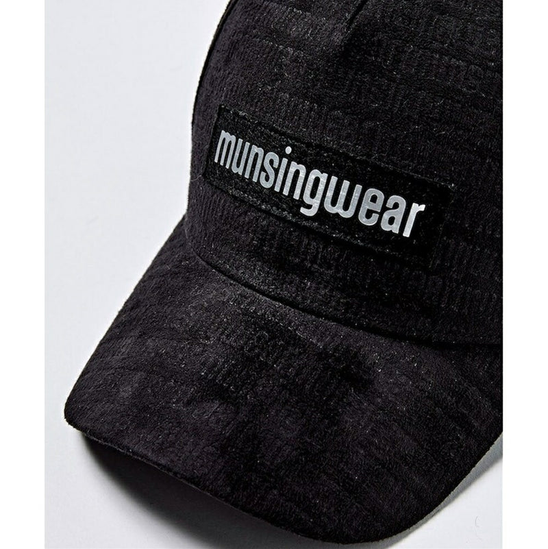 ベストスポーツ Munsingwear（マンシングウェア）製品。Munsingwear ロゴエンボス 耳当て付きキャップ 23FW MEBWJC04