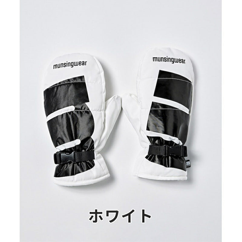 ベストスポーツ Munsingwear（マンシングウェア）製品。Munsingwear ビッグロゴ ハンドウォーマー 23FW MEBWJD51