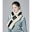 ベストスポーツ Munsingwear（マンシングウェア）製品。Munsingwear ビッグロゴ フェイクファーコンパクトマフラー 23FW MECWJK00