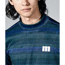 ベストスポーツ Munsingwear（マンシングウェア）製品。Munsingwear ENVOY HEATNAVIオンブレロゴ総柄プリント長袖シャツ 23FW MEMWJB04