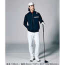 ベストスポーツ Munsingwear（マンシングウェア）製品。Munsingwear ENVOY 防風袖ネオンサインジャカード前開きセーター 23FW MEMWJL01