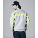 ベストスポーツ Munsingwear（マンシングウェア）製品。Munsingwear ENVOY 防風袖ネオンサインジャカード前開きセーター 23FW MEMWJL01