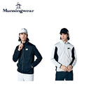 ベストスポーツ Munsingwear（マンシングウェア）製品。Munsingwear ENVOY バイアスmロゴキルトジャカードミドラー 23FW MEMWJL50