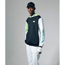 ベストスポーツ Munsingwear（マンシングウェア）製品。Munsingwear ENVOY ストレッチ 袖ロゴプリントフーディー 23FW MEMWJL51