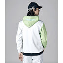 ベストスポーツ Munsingwear（マンシングウェア）製品。Munsingwear ENVOY ストレッチ 袖ロゴプリントフーディー 23FW MEMWJL51