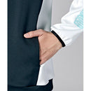 ベストスポーツ Munsingwear（マンシングウェア）製品。Munsingwear ENVOY ストレッチ 袖ロゴプリントフーディー 23FW MEMWJL51