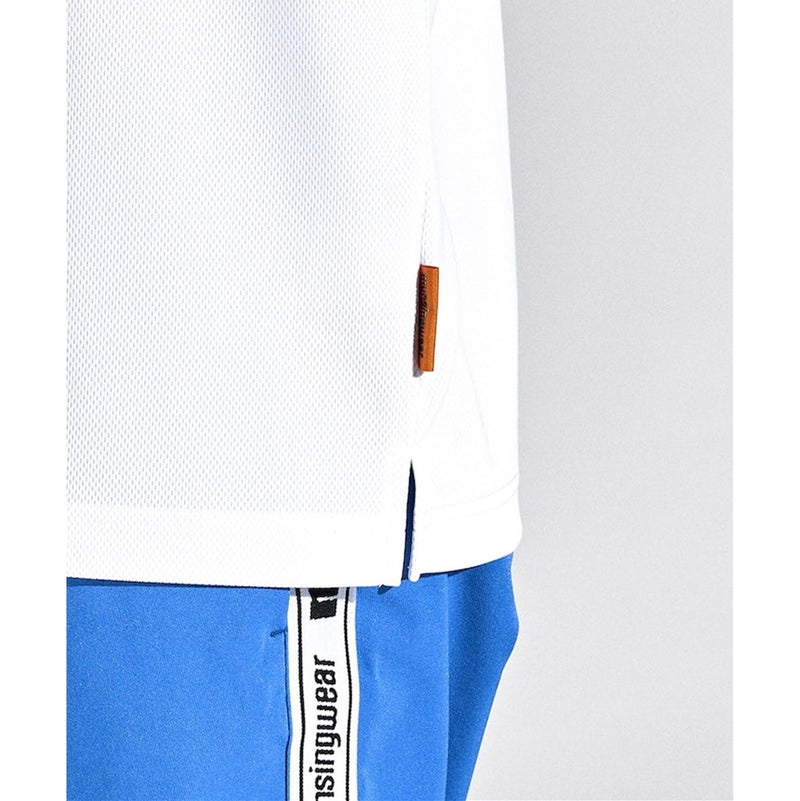 ベストスポーツ Munsingwear（マンシングウェア）製品。Munsingwear ENVOY ストレッチブロッキング半袖シャツ 24SS MEMXJA04