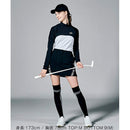 ベストスポーツ Munsingwear（マンシングウェア）製品。Munsingwear ENVOY 防風裏起毛 ネオンロゴ モックネック長袖シャツ 23FW MEWWJB03