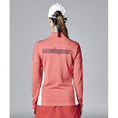 ベストスポーツ Munsingwear（マンシングウェア）製品。Munsingwear ENVOY 防風裏起毛 ネオンロゴ モックネック長袖シャツ 23FW MEWWJB03