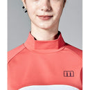 ベストスポーツ Munsingwear（マンシングウェア）製品。Munsingwear ENVOY 防風裏起毛 ネオンロゴ モックネック長袖シャツ 23FW MEWWJB03