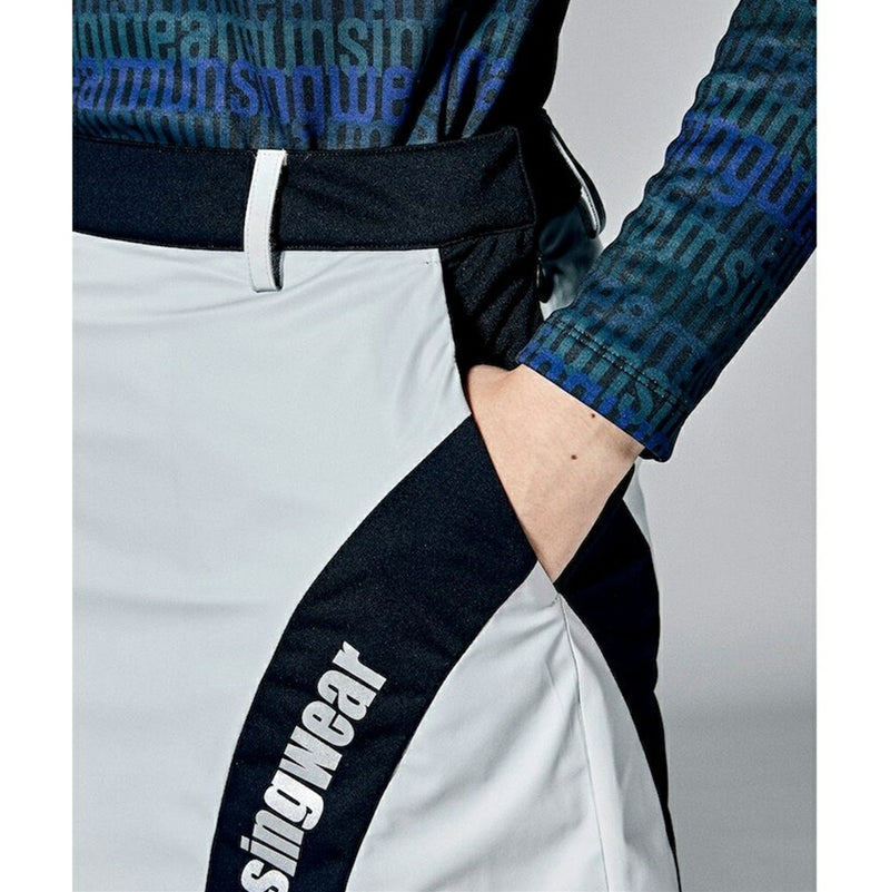 ベストスポーツ Munsingwear（マンシングウェア）製品。Munsingwear ENVOY ウレタンコーティング中わた裏HEATNAVIスカート 23FW MEWWJE04