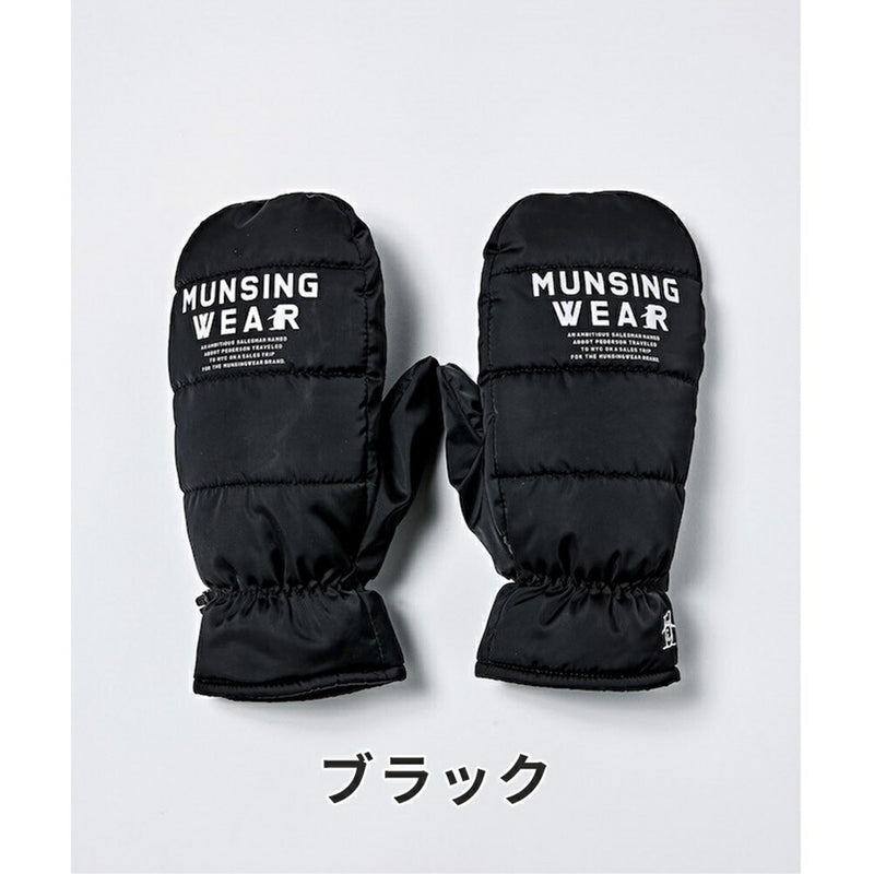 ベストスポーツ Munsingwear（マンシングウェア）製品。Munsingwear 中わたキルト ハンドウォーマー 23FW MGBWJD50