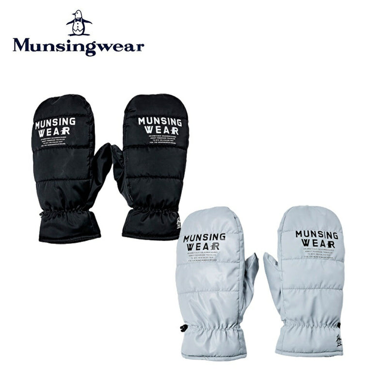 ベストスポーツ Munsingwear（マンシングウェア）製品。Munsingwear 中わたキルト ハンドウォーマー 23FW MGBWJD50