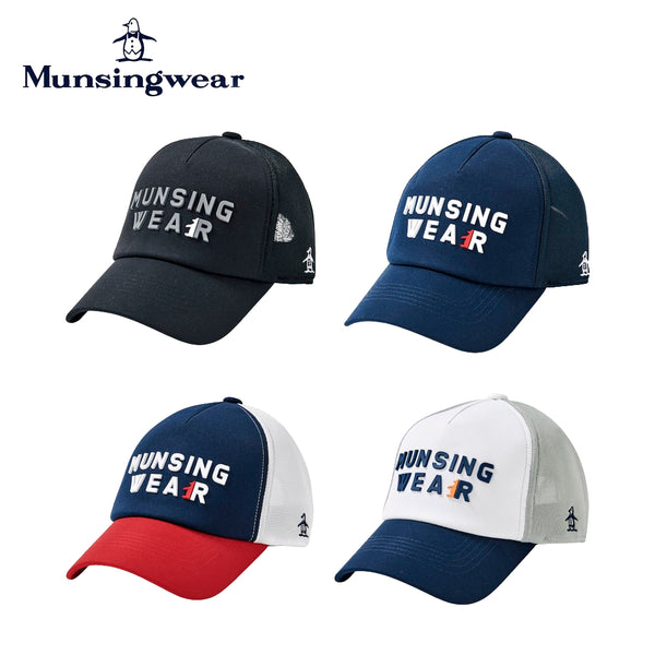 ゴルフ - ヘッドウェア Munsingwear（マンシングウェア）製品。Munsingwear 後ろメッシュ クーリングキャップ 24SS MGBXJC10