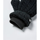 ベストスポーツ Munsingwear（マンシングウェア）製品。Munsingwear ケーブル編み ハンドウォーマー 23FW MGCWJD50