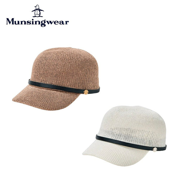 ゴルフ用品 2024年春夏 Munsingwear（マンシングウェア）製品。Munsingwear リネン サーモキャップ 24SS MGCXJC02