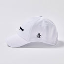 ベストスポーツ Munsingwear（マンシングウェア）製品。Munsingwear ロゴ刺しゅう イヤーカーブキャップ 24SS MGCXJC20