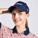 ベストスポーツ Munsingwear（マンシングウェア）製品。Munsingwear ロゴ刺しゅう イヤーカーブキャップ 24SS MGCXJC20