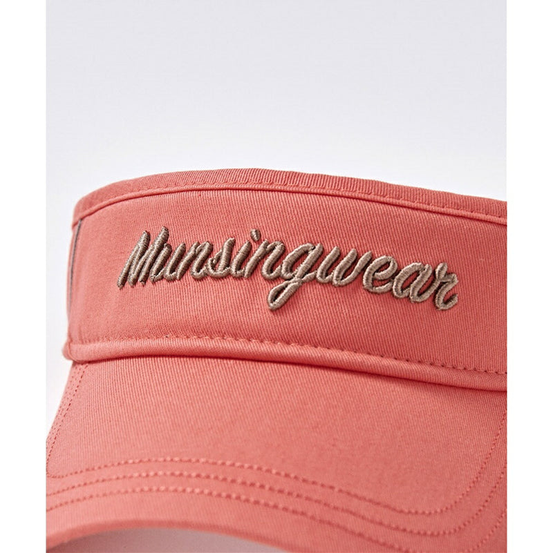 ベストスポーツ Munsingwear（マンシングウェア）製品。Munsingwear ロゴ刺しゅう サンバイザー 24SS MGCXJC52