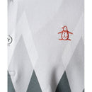 ベストスポーツ Munsingwear（マンシングウェア）製品。Munsingwear SEASON COLLECTION HEATNAVIアーガイルパネルプリント長袖シャツ 23FW MGMWJB07