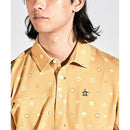 ベストスポーツ Munsingwear（マンシングウェア）製品。Munsingwear SEASON COLLECTION MOTION 3D モチーフプリントテーラーカラーシャツ 24SS MGMXJA13