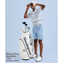 ベストスポーツ Munsingwear（マンシングウェア）製品。Munsingwear SEASON COLLECTION SUNSCREEN リネン混ボーダー 半袖ポロシャツ 24SS MGMXJA15