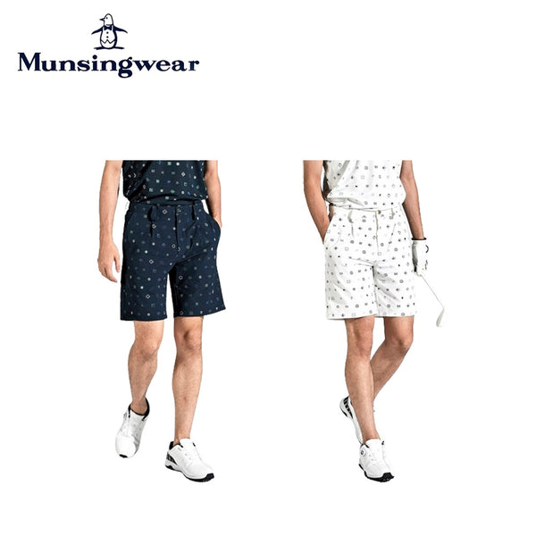 ゴルフ用品 2024年春夏 Munsingwear（マンシングウェア）製品。Munsingwear SEASON COLLECTION モチーフプリントショートパンツ 24SS MGMXJD52