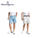 ベストスポーツ Munsingwear（マンシングウェア）製品。Munsingwear ストレッチTC ストライプサッカーショートパンツ 24SS MGMXJD53