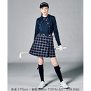 ベストスポーツ Munsingwear（マンシングウェア）製品。Munsingwear SEASON COLLECTION 防透けフラットカラー長袖シャツ(タータンチェックリボンタイ付き) 23FW MGWWJB06