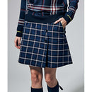 ベストスポーツ Munsingwear（マンシングウェア）製品。Munsingwear ストレッチ先染めタータンチェックKinloch Andersonスカート 44cm丈 23FW MGWWJE03