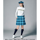 ベストスポーツ Munsingwear（マンシングウェア）製品。Munsingwear ストレッチ先染めタータンチェックKinloch Andersonスカート 44cm丈 23FW MGWWJE03