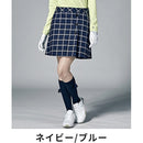 ベストスポーツ Munsingwear（マンシングウェア）製品。Munsingwear ストレッチ先染めタータンチェックKinloch Andersonスカート 44cm丈 23FW MGWWJE03