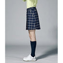 ベストスポーツ Munsingwear（マンシングウェア）製品。Munsingwear ストレッチ先染めタータンチェックKinloch Andersonスカート 44cm丈 23FW MGWWJE03