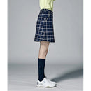 ベストスポーツ Munsingwear（マンシングウェア）製品。Munsingwear ストレッチ先染めタータンチェックKinloch Andersonスカート 44cm丈 23FW MGWWJE03