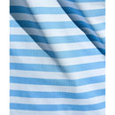 ベストスポーツ Munsingwear（マンシングウェア）製品。Munsingwear SUNSCREEN 先染めボーダー半袖スタンドジップシャツ 24SS MGWXJA06